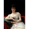 thumbnail image 3 of Alexandre Cabanel 11x14 Black Modern Framed Museum Art Print Titled - Portrait of Madame Edouard Herve (1884), 3 of 5