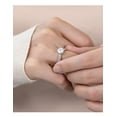 thumbnail image 2 of Anillo Xtellar De Compromiso 925 Plata Mujer Moissanite Joyeria Fina plateado, 2 of 4