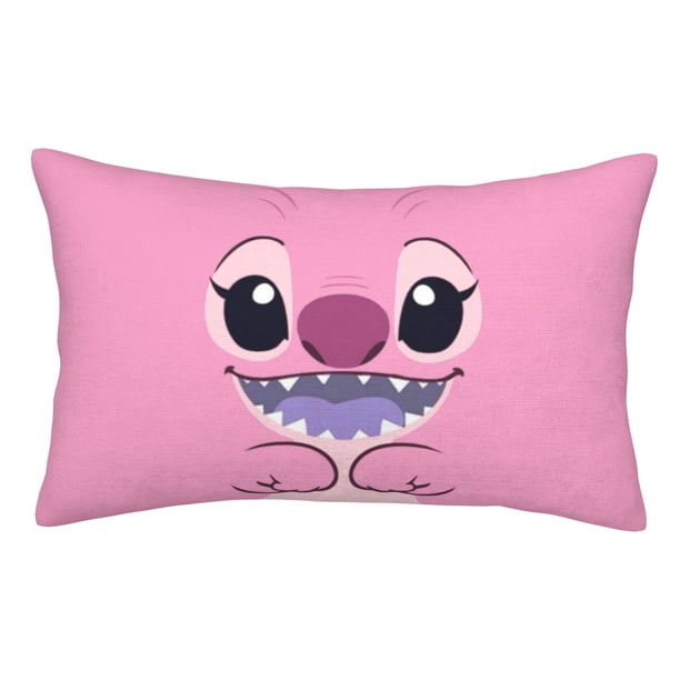 Anime Linda Lilo and Stitch 10 Funda de almohada con el personaje de Dibujos Animados para decorar la sala de estar, el sofá y el dormitorio - 50 x 76 cm