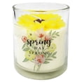 thumbnail image 1 of 7oz Pineapple Flower Scented Flower in Glass Candle, 1 of 4