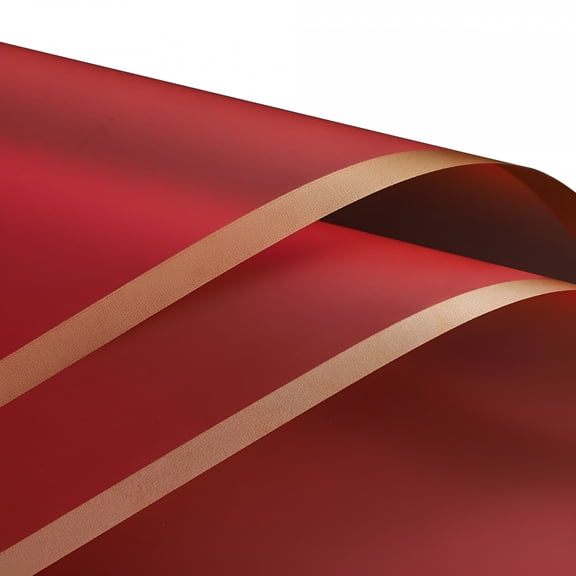 CCOCC Waterproof Floral Wrapping Paper Sheets Fresh Flowers Bouquet Gift Packaging Florist Supplies,20 Sheets,Red