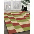 thumbnail image 2 of Ahgly Company Indoor Square Patterned Mahogany Brown Area Rugs, 7' Square, 2 of 6