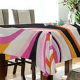 thumbnail image 4 of Yayeee Tablecloths for Rectangular Tables 54 x 54 inch Party Table Cover, Swirling Circles, 4 of 6