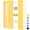 Yellow, variant on NIRMIRO B5 Spiral Notebook, 7.5"x10" College Ruled Journal with Ruler & Waterproof PVC Cover, 300 Pages 100GSM Thick Paper for Writing, School, Office & Note Taking