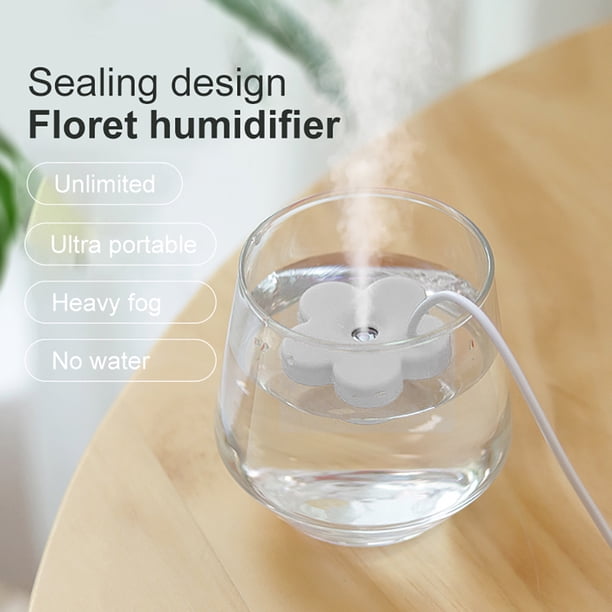 Mini humidificador de aire ultrasónico DC 5V 1A Humidificadores de aromaterapia Difusores MUTE AROMA HUMIDIFER DE AROMA PARA DORMITOR