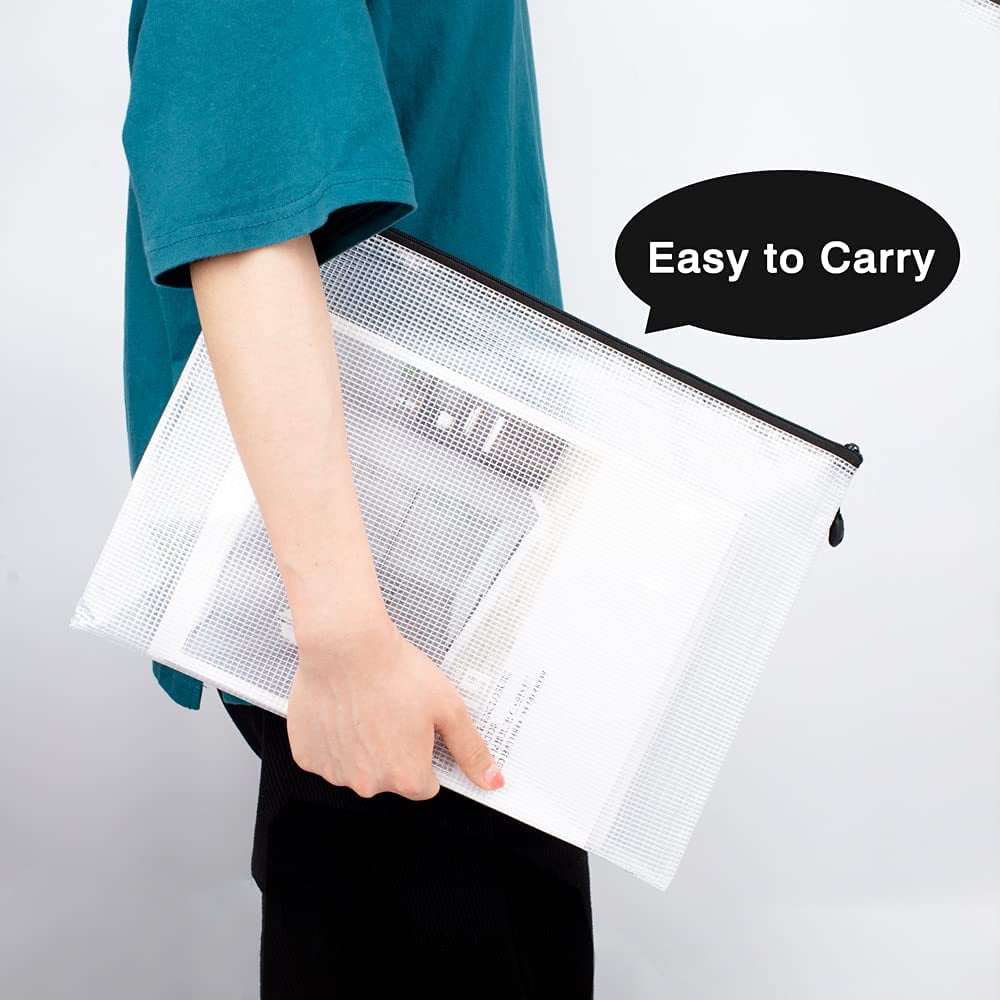 Tarifold Reinforced Mesh Zipper Bag — 9 1/4in.L x 6 1/2in.H, 8-Pack, Model#  509021