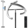 thumbnail image 1 of Lámpara de pie Sibrille LED gris plomizo, 22 W, control remoto regulable, 1 of 9
