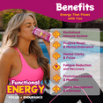 thumbnail image 6 of Melting Forest Strawberry Lemonade Mushroom Energy Drink, Lion's Mane, Cordyceps, 12 Pack, 6 of 10