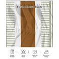thumbnail image 5 of Boho Sage Bed Skirt California King Size 18&nbsp;Inch Drop, Green and Brown Striped Geometric Retro Farmhouse Wrap Around Dust Ruffle Bedskirts, Easy Fit Bedskirt with Adjustable Elastic, 5 of 8