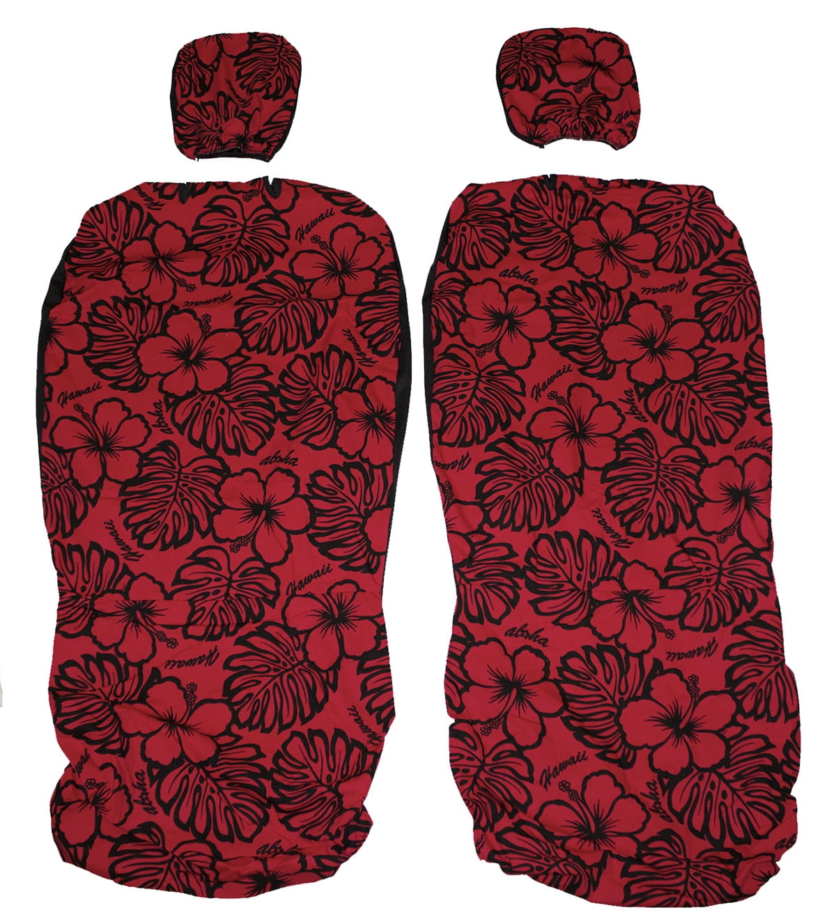 Hawaiian Car Seat Covers With Separated Headrest Rasta Color Sea Turtle Tapa Set Of 2 Front Bucket