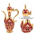 thumbnail image 3 of Vintage European Coffee Pot Set with 6 Cups, Teapot Tea Service Set, Zinc Alloy, Decoration, Perfect Gift, 3 of 7