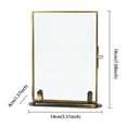 thumbnail image 3 of Coofit Glass Photo Frame Fashion Creative Picture Frame Photo Display Frame for Flower, 3 of 10
