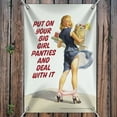 thumbnail image 3 of Put On Your Big Girl Panties and Deal With It Funny Humor Home Business Office Sign, 3 of 4