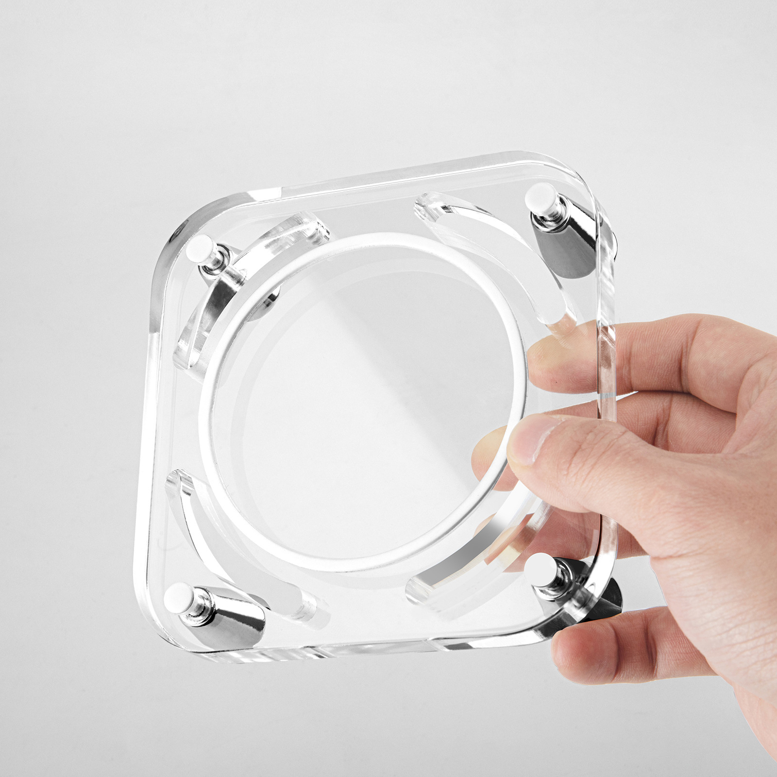 Acrylic Desktop Stand for 2024 Clear Dustproof Laptop Holder Cooling Heat Disspation Mount Accessories