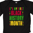 thumbnail image 4 of Inktastic My First Black History Month Boys or Girls Long Sleeve Baby Bodysuit, 4 of 5