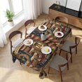thumbnail image 3 of 250th Anniversary Table Cloth Waterproof Tablecloths, Independence Day American Flag Eagle Tablecloth Dining Table Cover for Kitchen Party Tabletop Outdoor, Rectangle Tablecloth 54x108 Inch, 3 of 9