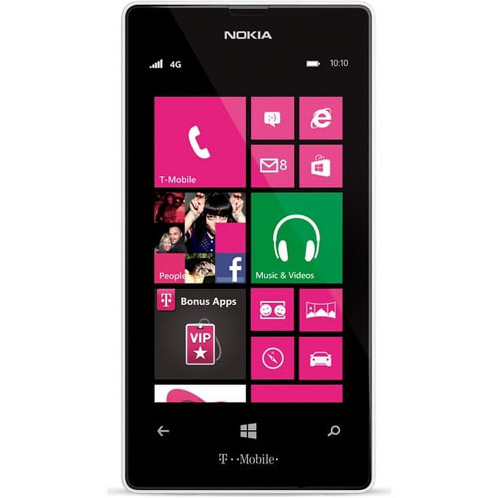 Microsoft Nokia Lumia 521 8GB White Prepaid Smartphone T-Mobile - image 2 of 2