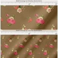thumbnail image 2 of Soimoi Cotton Voile Fabric Leaves & Begonia Floral Print Sewing Fabric Yard 42 Inch Wide, 2 of 7