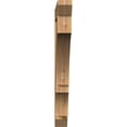 thumbnail image 2 of Ekena Millwork 4"W x 38"D x 38"H Balboa Slat Rough Sawn Bracket, Western Red Cedar, 2 of 4