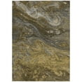 thumbnail image 5 of HomeRoots 577828 10 x 14 ft. Abstract Washable Indoor & Outdoor Rectangle Area Rug, Brown, Taupe & Chocolate, 5 of 5