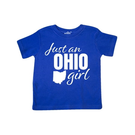 

Inktastic Just an Ohio Girl Born and Raised Gift Toddler Toddler Girl T-Shirt