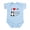 Sky Blue, variant on CafePress - I Love Heart Bernese Dog Infant Bodysuit - Baby Light Bodysuit, Size Newborn - 24 Months