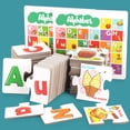 thumbnail image 1 of Tarjetas de aprendizaje del alfabeto 26 tarjetas flash de letras mayúsculas y minúsculas para niños que aprenden a leer, deletrear y Baoblaze Juego de alfabeto para niños, 1 of 8