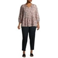 thumbnail image 3 of JMS Just My Size by Hanes Women's Plus Size 2-Pocket Stretch Pull-On Pants, 2-Pack, Also in Petite, 3 of 7