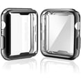 thumbnail image 1 of 2 Pieces of Protective Case Suitable for Apple Watch Series 6 / SE/Series 5 / Series 4 Screen Protector 40mm Ultra-thin Protective Cover, 1 of 5