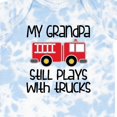 thumbnail image 4 of Inktastic Firefighter Grandpa Plays with Trucks Boys or Girls Baby Bodysuit, 4 of 5