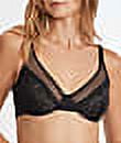 Women's Bali DF3386 One Smooth U Lace Minimizer Underwire Bra (Black 40C)