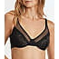 thumbnail image 6 of Women's Bali DF3386 One Smooth U Lace Minimizer Underwire Bra (Black 40C), 6 of 6