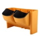 thumbnail image 3 of ZPSHYD Bonsai Pot Maceta de Pared Apilable de 2 Bolsillos para Jardín Hogar, AmarillaIdeal para Suculentas y Bonsáis20 cm Alto, Decorativa y Funcional, 3 of 5