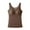 Coffee, variant on Fengactive Built-in Bra Thermal Underwear Shirts for Women Self-Bra Sleeveless Tank Tops Winter Warm Base Layer Vest