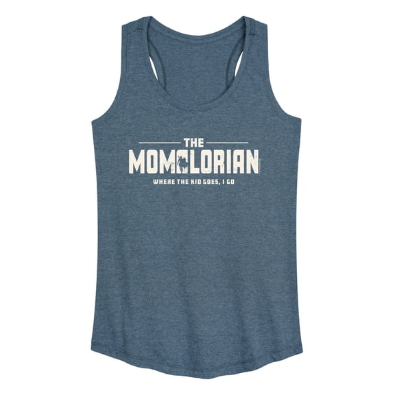 Star Wars - The Momalorian - Women's Racerback Graphic Tank
