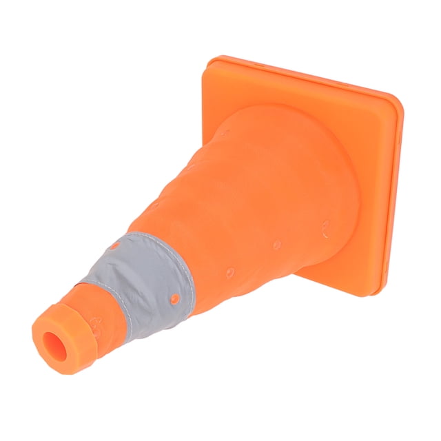 Traffic Cone, Traffic Safety Cone Markedness Reinforced Base 30cm Height Collapsible PE PP for Yard