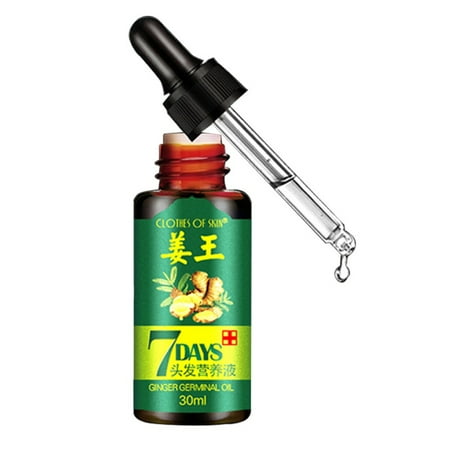 Ginger Hair Growth Serum Natural Topical Formula Ingredient To