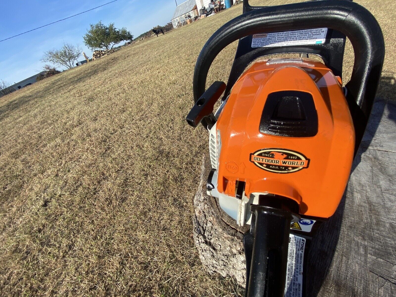 STIHL MS171 Chainsaw 16-inch Gas Powered Professional Mini BOSS - Lightweight Homeowner Chainsaw
