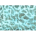 thumbnail image 1 of Ahgly Company Indoor Rectangle Abstract Light Blue Modern Area Rugs, 2' x 3', 1 of 4