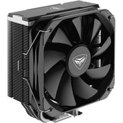 مبرد وحدة المعالجة المركزية PCCOOLER CPS K6BK، مبرد هواء مضاد للجاذبية بقوة 250 وات مزود بـ 6 أنابيب حرارية ومراوح وحدة المعالجة المركزية PWM Turbo مقاس 130 مم ومبرد هواء وحدة المعالجة المركزية لطابعات AMD AM4 AM5/ Intel LGA 1700/115X/1200 و6 أنابيب حرارية ومروحة تبريد وحدة المعالجة المركزية باللون الأسود