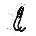 thumbnail image 2 of BESTYASH Homeowners 4Pcs Black Hook for Water Pipe Hooks, 2 of 8