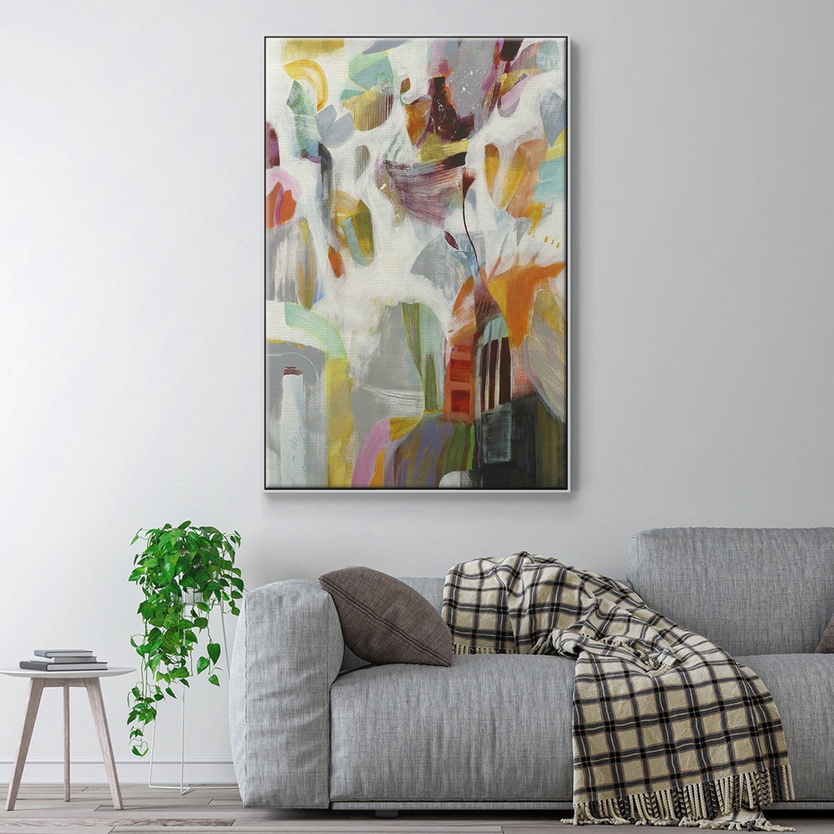 Renewal Framed Premium Gallery Wrapped Canvas - Ready to Hang - 17 x 25 - White Floating Frame