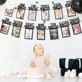 thumbnail image 4 of 1st Birthday Photo Banner for Baby from Newborn to 12 Months, First Birthday Decorations Boy or Girl Monthly Milestones Garland, 1 Year Old Photo Frame Banner Strung, 4 of 8