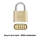 thumbnail image 2 of Padlock Master Lock 175DWD Configura tu propia combinación de letras, 2 of 5
