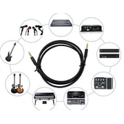 MIYAKO USA 3.5mm Stereo Cable Male to Male Audio Extension Gold Plated, 6ft Long for Smartphones, Speakers, Loudspeakers, Tablets and Computers (M-230GHQ)