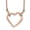 Rose, variant on 14 Karat Rose Gold Diamond Heart 18-inch Necklace