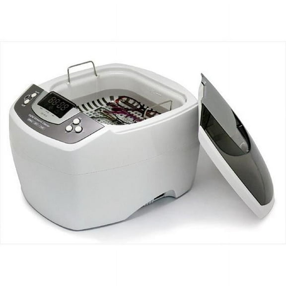 iSonic P4810 Commercial Ultrasonic Cleaner, 2.1Qt/2L, 110V for Brass, Gun Parts, Carburetor Cleaning , white