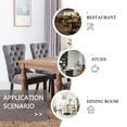 thumbnail image 6 of Tzicr Tufted Dining Chairs Set of 6, Upholstered Dining Chairs with Nailhead Back, Nailhead Trim, Velvet Dining Chairs for Kitchen/Bedroom/Dining Room(Dark Grey), 6 of 7
