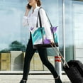 thumbnail image 5 of FORMRS Canvas Laptop Tote Bag for Women with 15.6" Computer Compartments Shoulder Handbag, Green Drawing, 5 of 7