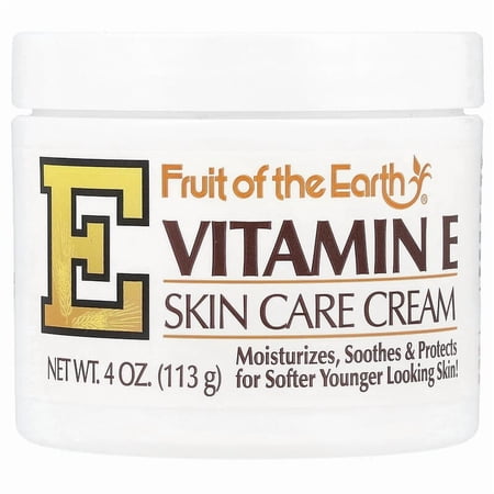 Fruit of the Earth Vitamin E Skin Care Cream 4 oz Pack of 3